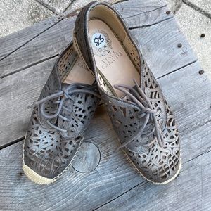 Vince Camuto Dinah perforated espradilles